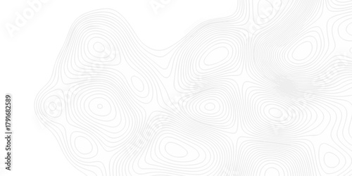 Modern land relief geographic abstract topography map design White background. geometric topographic world grid wave Topographic map geographic line texture.	