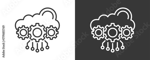 Api Icon Set Vector Collection Isolated In Black And White
