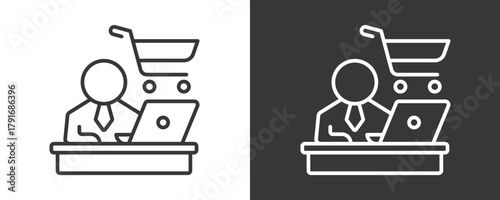 Cpa Icon Set Vector Collection Isolated In Black And White