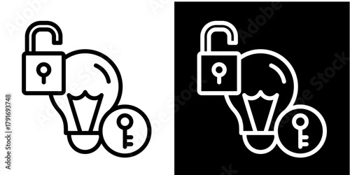 Problem Solving Icon Set White Style Collection