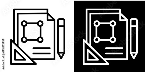 Prototype Icon Set White Style Collection