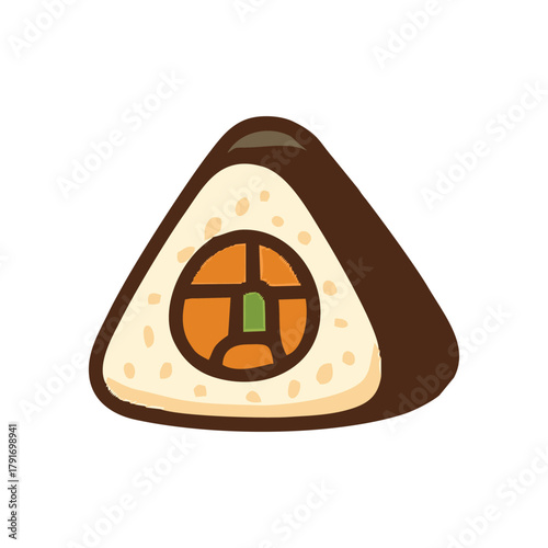 onigiri with salmon filling inside