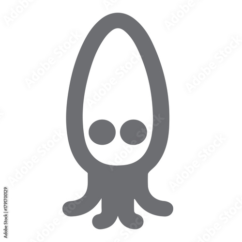 Abstract Alien Tentacle Icon