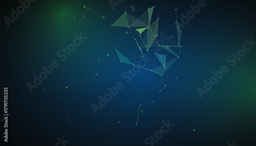 Digital technology speed connect blue green background, cyber nano information, abstract communication, innovation future tech data, internet