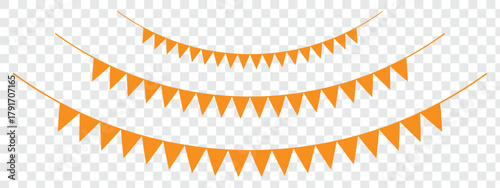 black bunting flag, banner, ribbon with dots, design for birthday, party, celebration ,festival, carnival, decoration, sticker, card. Colorful Bunting Flag. christmas garland decoration clipart. EPS10