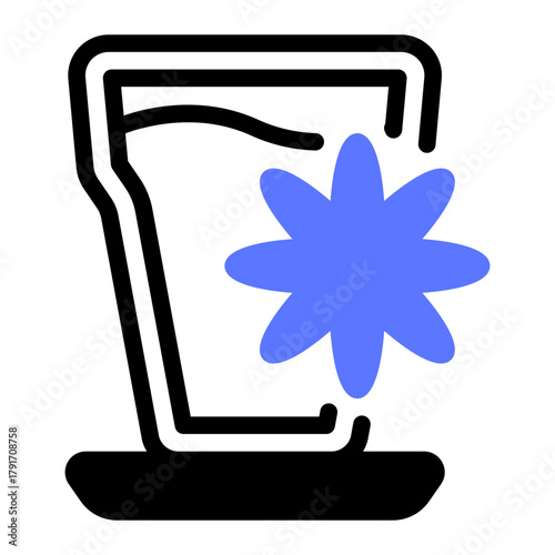 This Chai tea icon is suitable for India Culture.