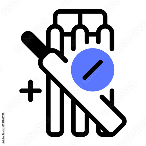 This Cricket icon is suitable for India Culture.