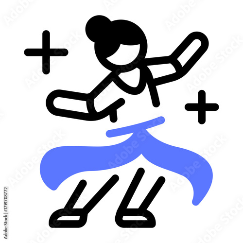 This Bollywood dance icon is suitable for India Culture.