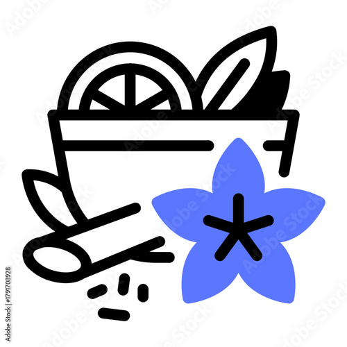 This Spices icon is suitable for India Culture.