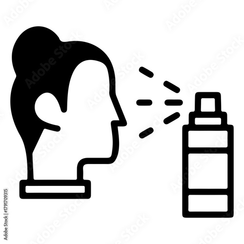 Face spray icon