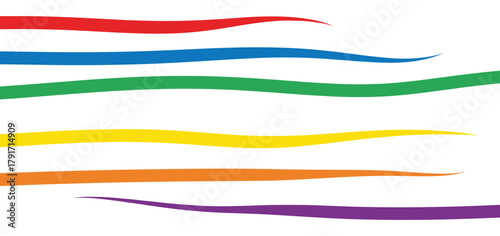 Abstract colorful brush strokes. Artistic paint smudges. Creative design element for art projects