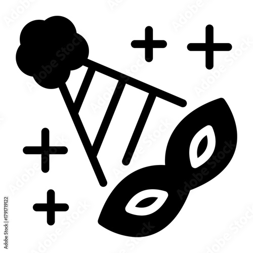 This Party hat icon is suitable for Mardi Gras.