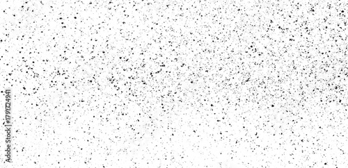 Grunge frame with dust and rough wall texture Speckle grain dot white paper noise texture with distress effect vector illustration pattern background. Dirty or dust film grain speck grit grunge overla