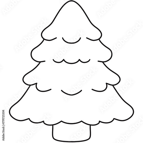Christmas Tree outline
