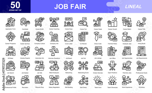 Job Fair theme iconset