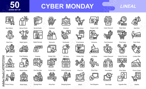 Cyber Monday theme iconset