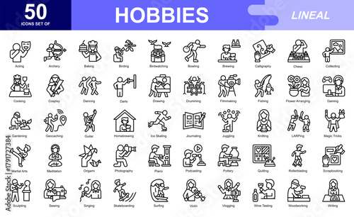 Hobbies theme iconset