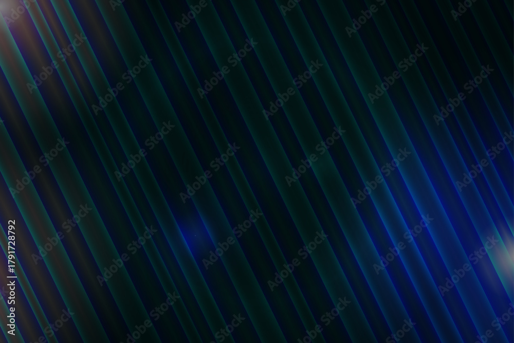 Obraz premium Abstract blue teal diagonal lines light