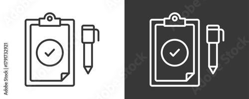 Accountability Icon Set Vector Collection Isolated In Black And White
