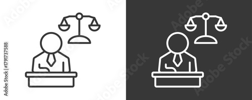 Ethical Leadership Icon Set Vector Collection Isolated In Black And White