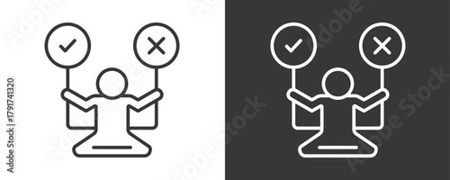 Feasibility Icon Set Vector Collection Isolated In Black And White