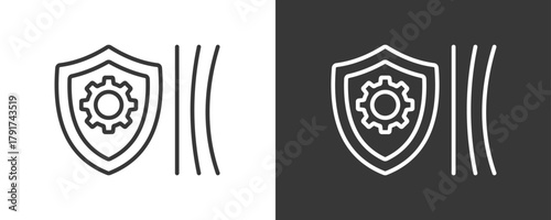Resilience Icon Set Vector Collection Isolated In Black And White