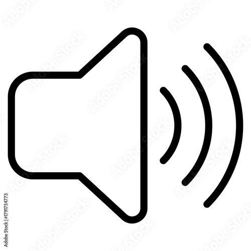 Speaker  Icon Element For Design