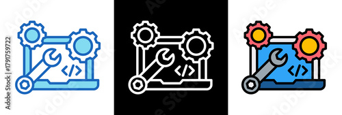 It And Software Services triplestyle icon