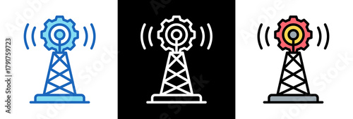 Telecommunication Services triplestyle icon