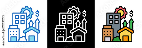 Real Estate Services triplestyle icon