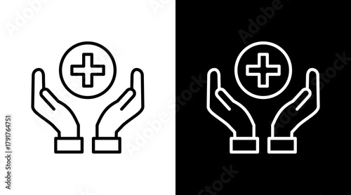 Net Positive White Icon Set Design