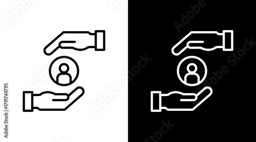 Responsible White Icon Set Design