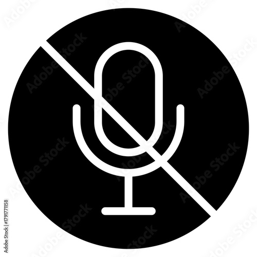 Mute  Icon Element For Design