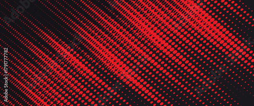 geometric motion lines futuristic technology red black abstract background presentation template isolated vector.