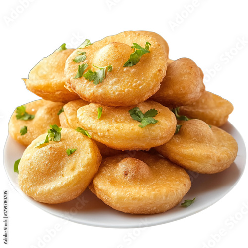 Fried Calamari Rings Crispy Seafood Appetizer Delicious Snack