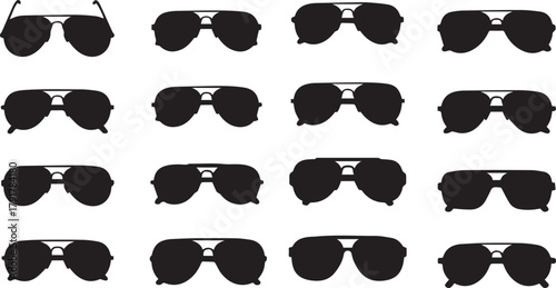 Collection of Black Silhouette Aviator Sunglasses eyewear