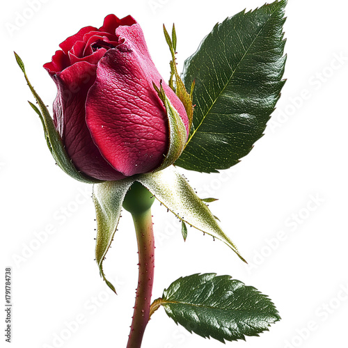 Single Red Rose – Elegant Symbol of Love and Beauty