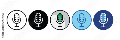 Microphone  Icon Element For Design