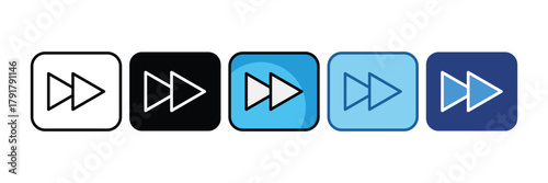 Fast Forward  Icon Element For Design