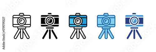 Tripod  Icon Element For Design