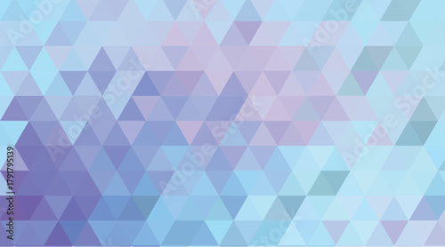 Soft Periwinkle and Light Blue Low Poly Geometric Seamless Tileable Background