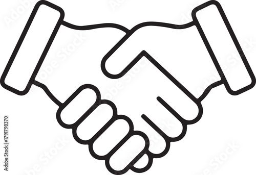 Partnership icon representing collaboration and support