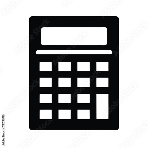 Calculator Icon Vector Illustration