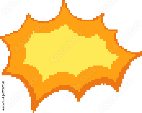 Comic Explosion Burst Illustration