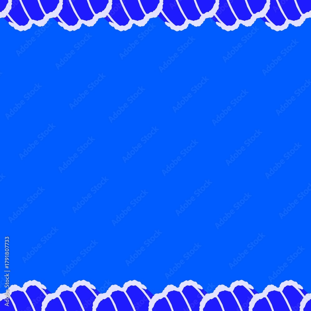 Obraz premium wave blue background