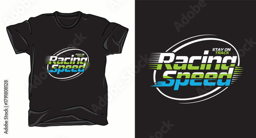 Run faster typography graphic vector art t-shirt design print