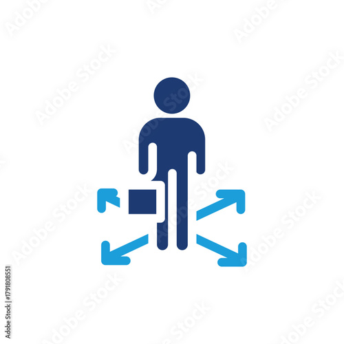 Decision Making colored icon vector design good for web or mobile app