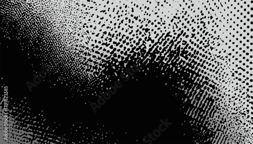 추상적인 질감의 흑백 패턴으로 표현된 디지털 아트워크, 독특한 시각적 효과를 선사합니다.