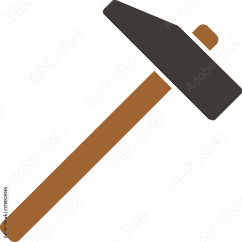 Claw Hammer Tool Construction Icon