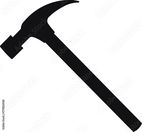 Claw Hammer Tool Construction Icon